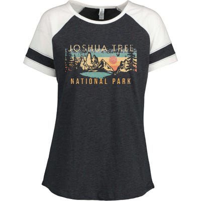 Joshua Tree National Park Enza Ladies Jersey Colorblock Tee