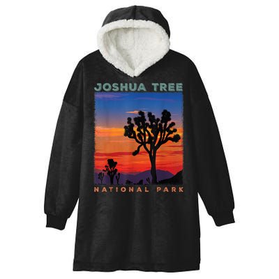 Joshua Tree National Park Hooded Wearable Blanket