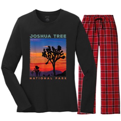 Joshua Tree National Park Women's Long Sleeve Flannel Pajama Set 