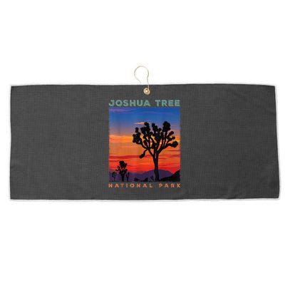 Joshua Tree National Park Large Microfiber Waffle Golf Towel