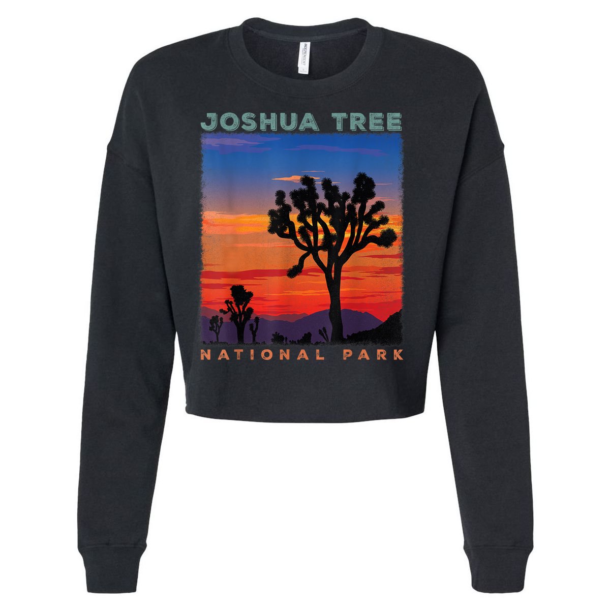Joshua Tree National Park Cropped Pullover Crew