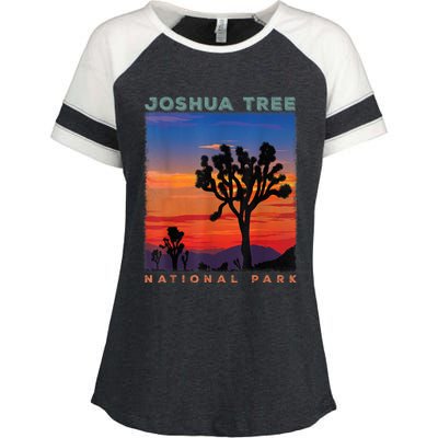 Joshua Tree National Park Enza Ladies Jersey Colorblock Tee