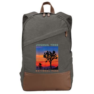 Joshua Tree National Park Cotton Canvas Backpack