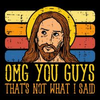 Jesus Thats Not What Said Religious God Christian Drawstring Bag