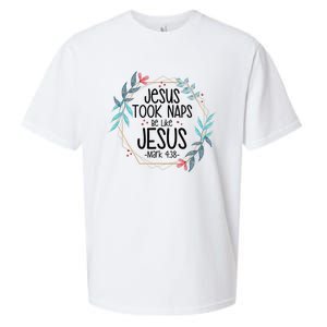 Jesus Took Naps Be Like Jesus Sueded Cloud Jersey T-Shirt