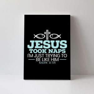 Jesus Took Naps Religious Pastor Bible Scripture Christian Canvas