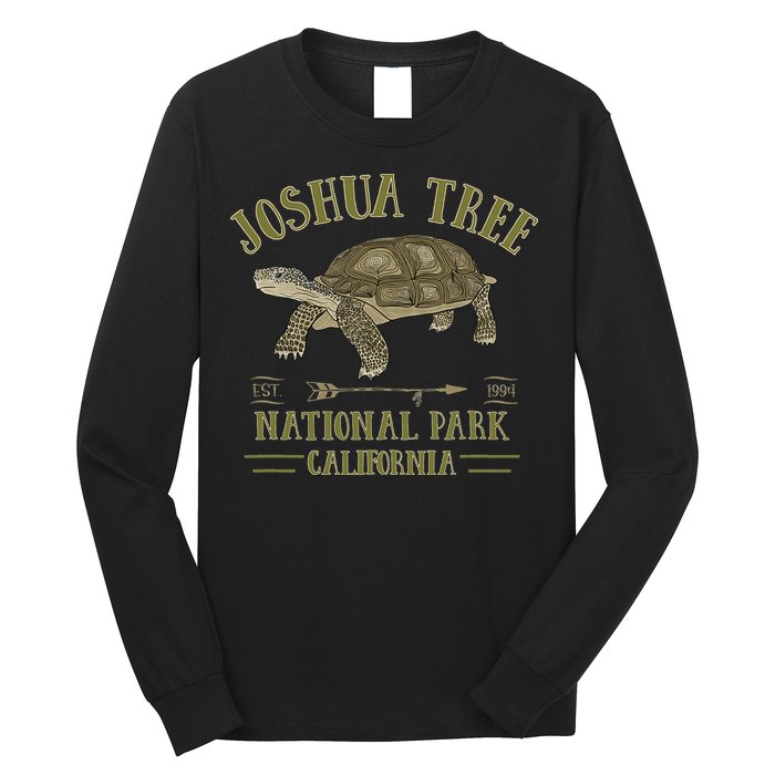 JOSHUA TREE NATIONAL PARK California Desert Turtle Tortoise Long Sleeve Shirt
