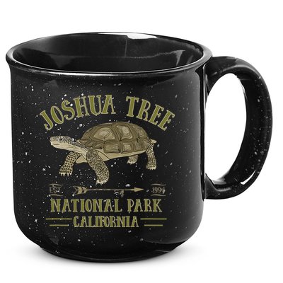 JOSHUA TREE NATIONAL PARK California Desert Turtle Tortoise 15oz Campfire Ceramic Mug