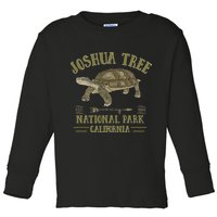 JOSHUA TREE NATIONAL PARK California Desert Turtle Tortoise Toddler Long Sleeve Shirt