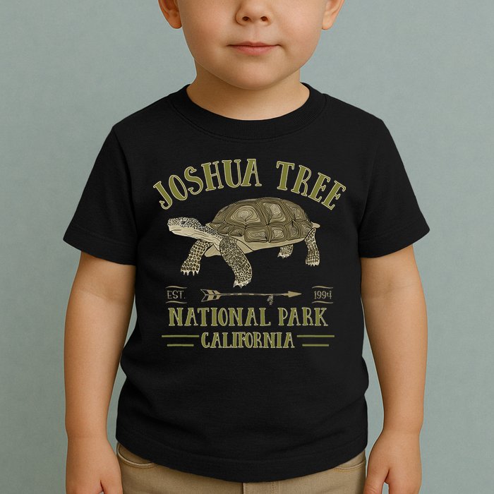 JOSHUA TREE NATIONAL PARK California Desert Turtle Tortoise Toddler T-Shirt