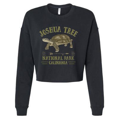 JOSHUA TREE NATIONAL PARK California Desert Turtle Tortoise Cropped Pullover Crew