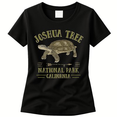 JOSHUA TREE NATIONAL PARK California Desert Turtle Tortoise Womens T-Shirt