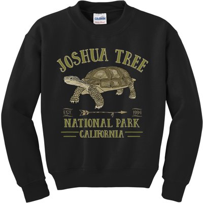 JOSHUA TREE NATIONAL PARK California Desert Turtle Tortoise Kids Sweatshirt