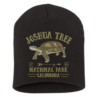 JOSHUA TREE NATIONAL PARK California Desert Turtle Tortoise Short Acrylic Beanie