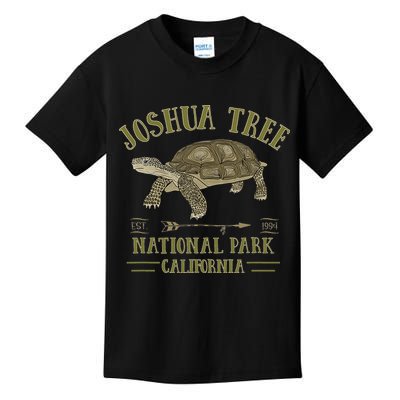JOSHUA TREE NATIONAL PARK California Desert Turtle Tortoise Kids T-Shirt