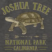 JOSHUA TREE NATIONAL PARK California Desert Turtle Tortoise Vector Backpack