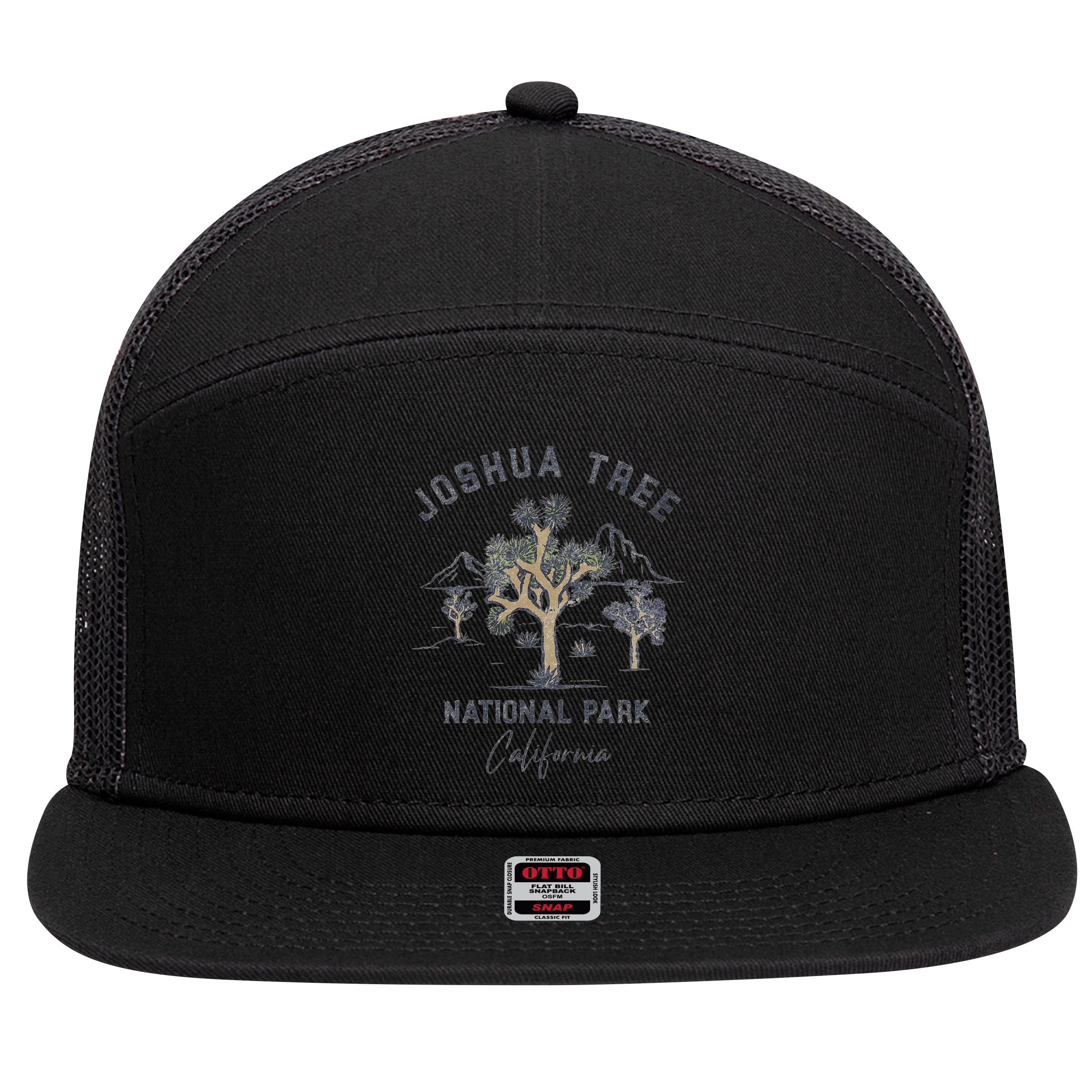 Joshua Tree National Park Vintage 7 Panel Mesh Trucker Snapback Hat
