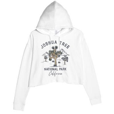 Joshua Tree National Park Vintage Crop Fleece Hoodie