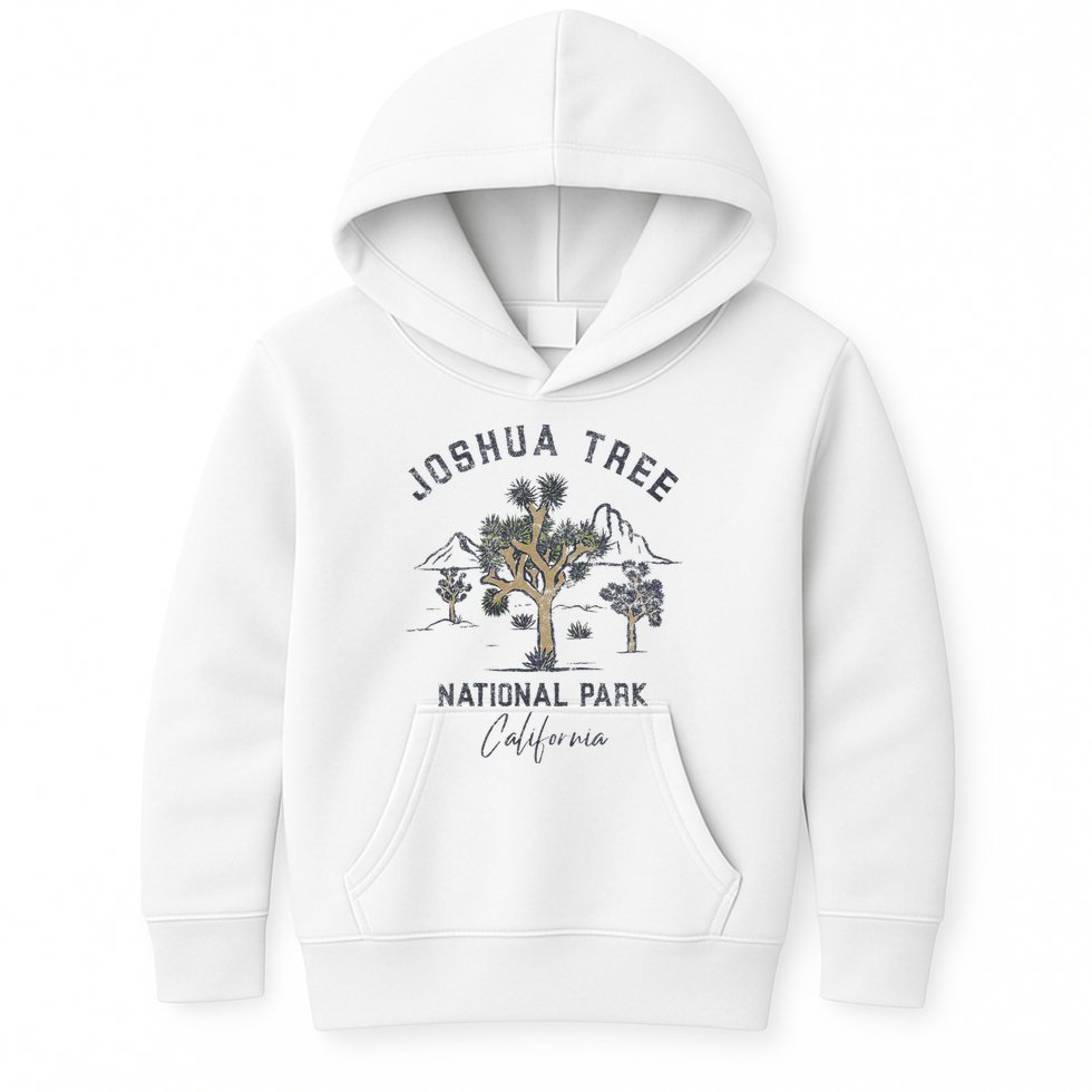 Joshua Tree National Park Vintage Kids Hoodie