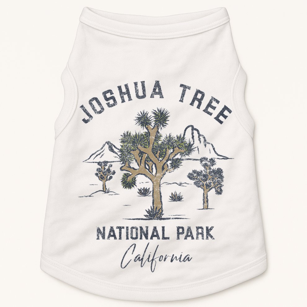 Joshua Tree National Park Vintage Doggie Tank