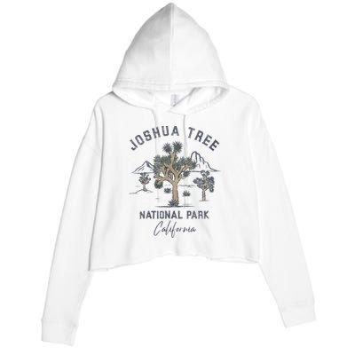 Joshua Tree National Park Vintage Crop Fleece Hoodie