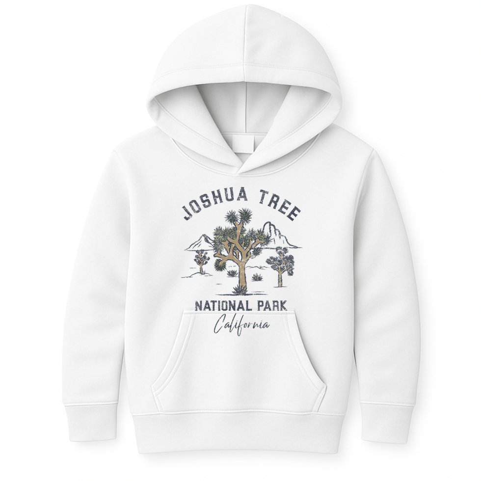 Joshua Tree National Park Vintage Kids Hoodie