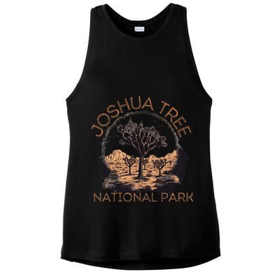 Joshua Tree National Park Ladies PosiCharge Tri-Blend Wicking Tank