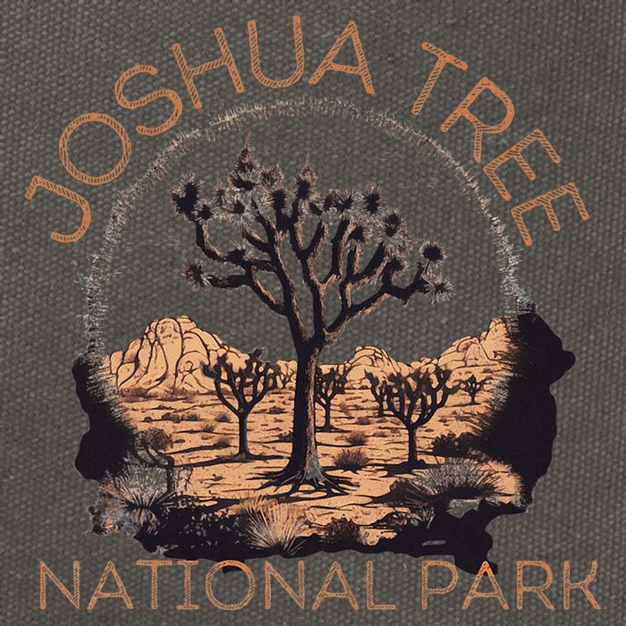 Joshua Tree National Park Cotton Canvas Backpack