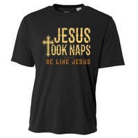 Jesus Took Naps Mark 438 Christian Vintage Faith Cooling Performance Crew T-Shirt