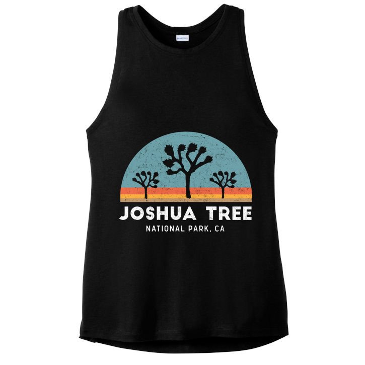 Joshua Tree National Park Gift Ladies PosiCharge Tri-Blend Wicking Tank
