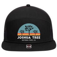 Joshua Tree National Park Gift 7 Panel Mesh Trucker Snapback Hat