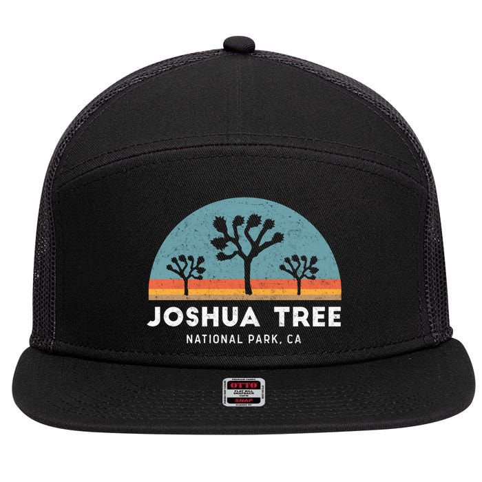 Joshua Tree National Park Gift 7 Panel Mesh Trucker Snapback Hat