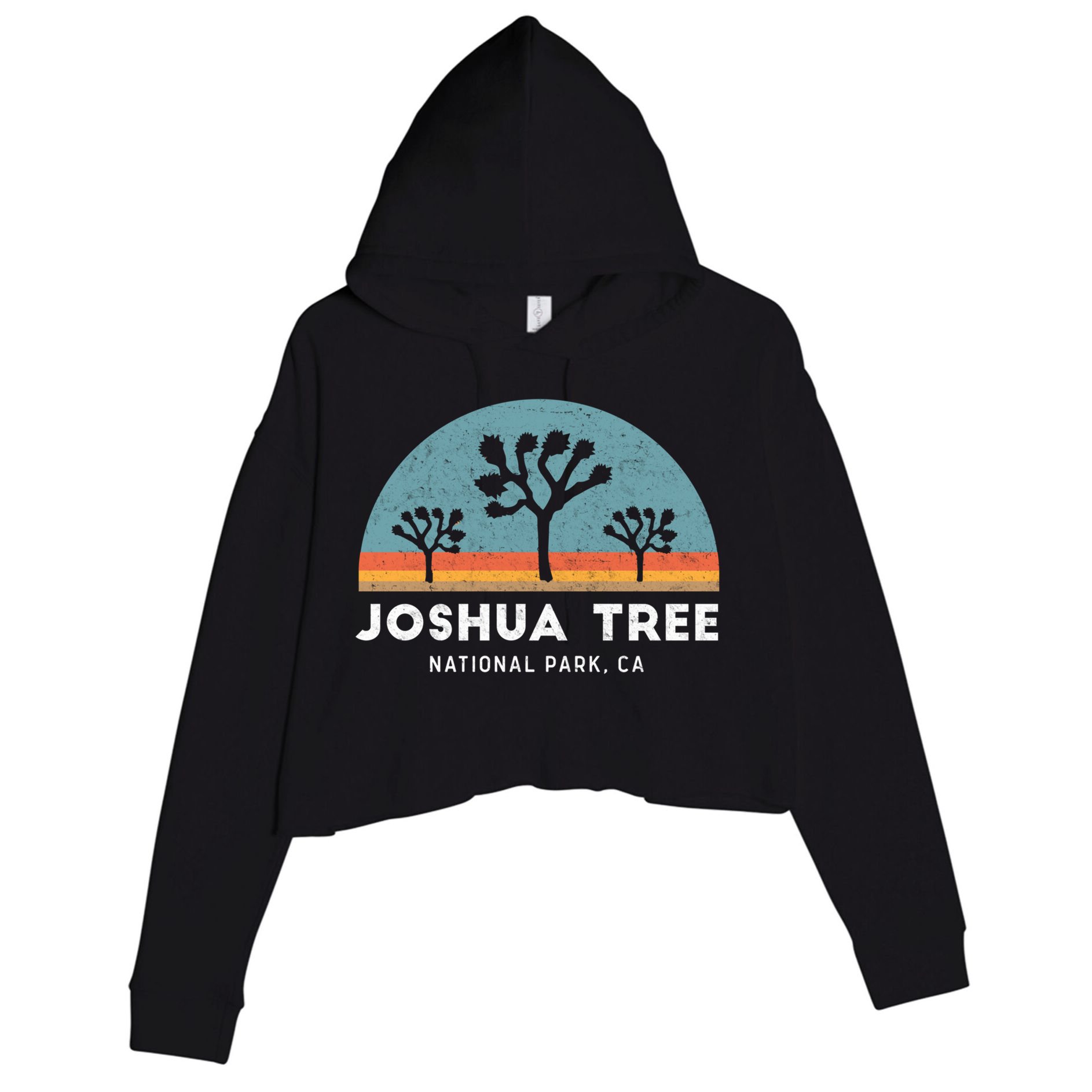 Joshua Tree National Park Gift Crop Fleece Hoodie