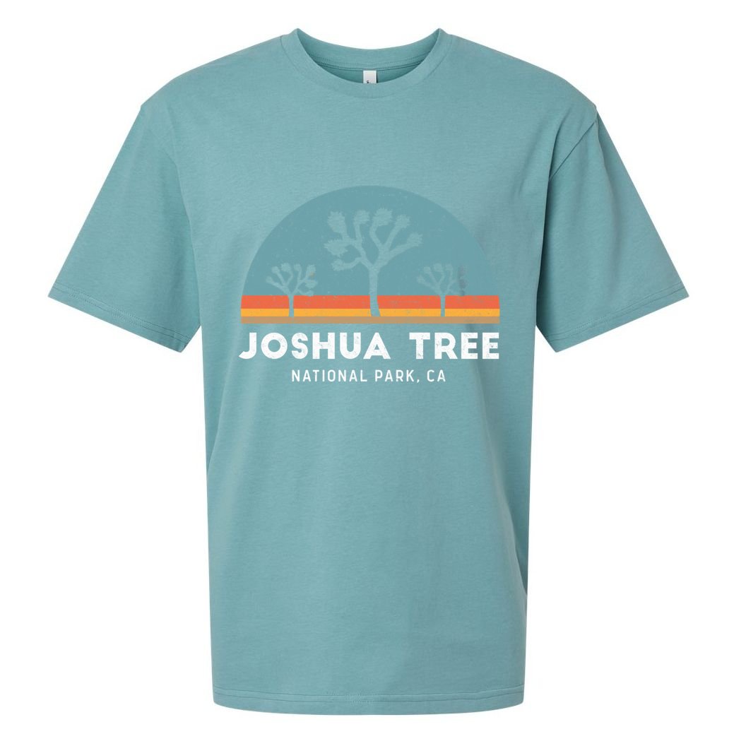 Joshua Tree National Park Gift Sueded Cloud Jersey T-Shirt