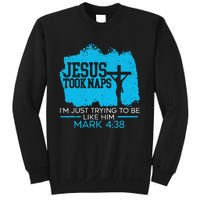 Jesus Took Naps Religious Pastor Bible Scripture Christian Sweatshirt