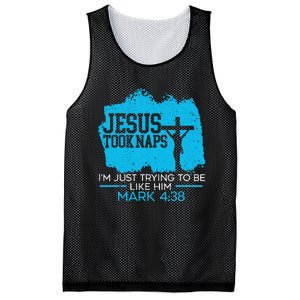 Jesus Took Naps Religious Pastor Bible Scripture Christian Mesh Reversible Basketball Jersey Tank