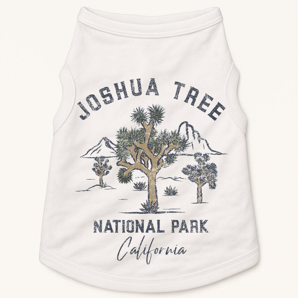 Joshua Tree National Park Vintage Doggie Tank