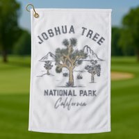 Joshua Tree National Park Vintage Golf Towel