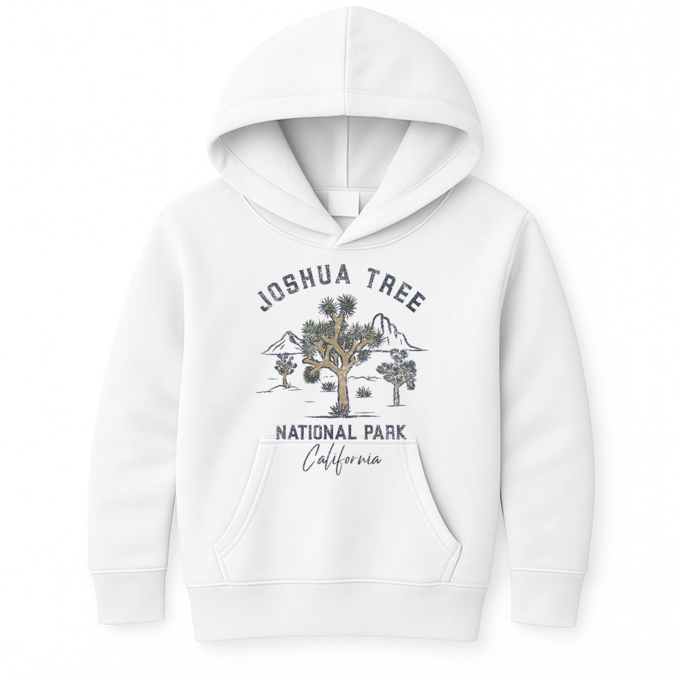 Joshua Tree National Park Vintage Kids Hoodie