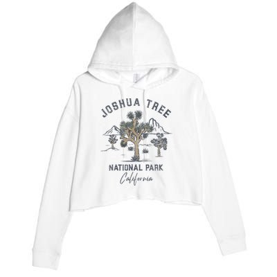 Joshua Tree National Park Crop Fleece Hoodie