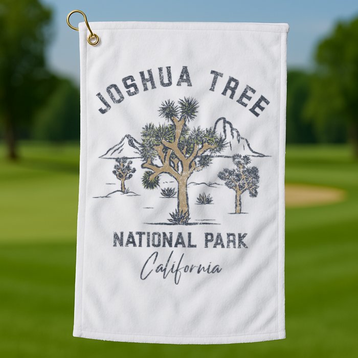 Joshua Tree National Park Golf Towel