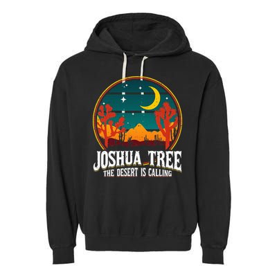 Joshua Tree National Park Us Vintage Garment-Dyed Fleece Hoodie