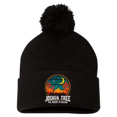 Joshua Tree National Park Us Vintage Pom Pom 12in Knit Beanie