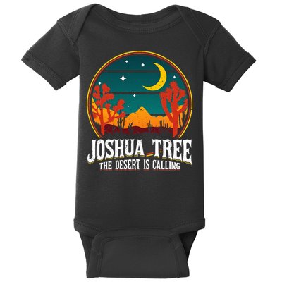 Joshua Tree National Park Us Vintage Baby Bodysuit