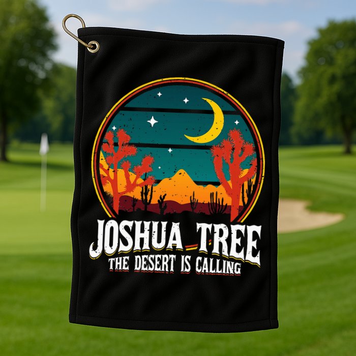 Joshua Tree National Park Us Vintage Golf Towel