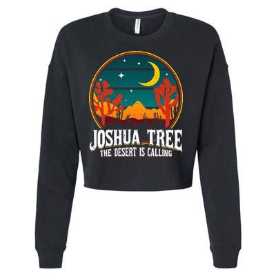 Joshua Tree National Park Us Vintage Cropped Pullover Crew