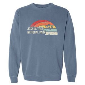 Joshua Tree National Park Retro Adventure Garment-Dyed Sweatshirt