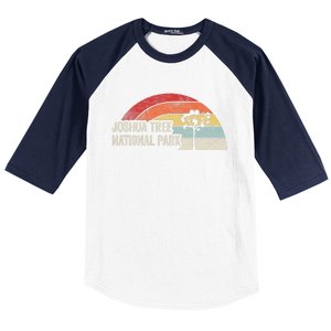 Joshua Tree National Park Retro Adventure Baseball Sleeve Shirt