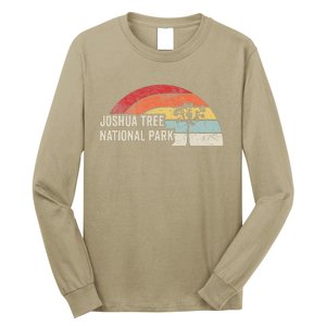 Joshua Tree National Park Retro Adventure Long Sleeve Shirt