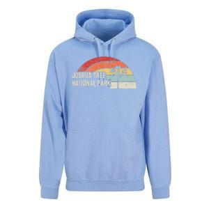 Joshua Tree National Park Retro Adventure Unisex Surf Hoodie